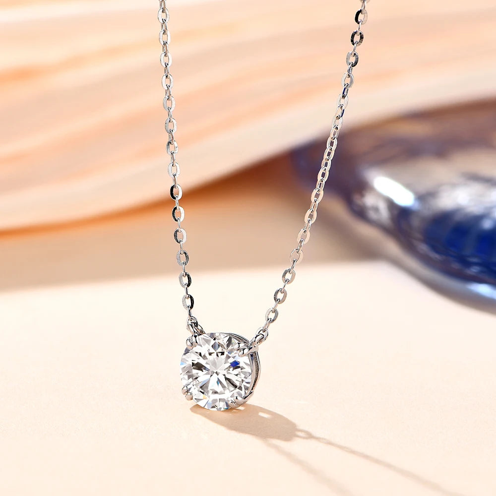 Moissanite necklace