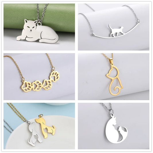 cat lovers necklace