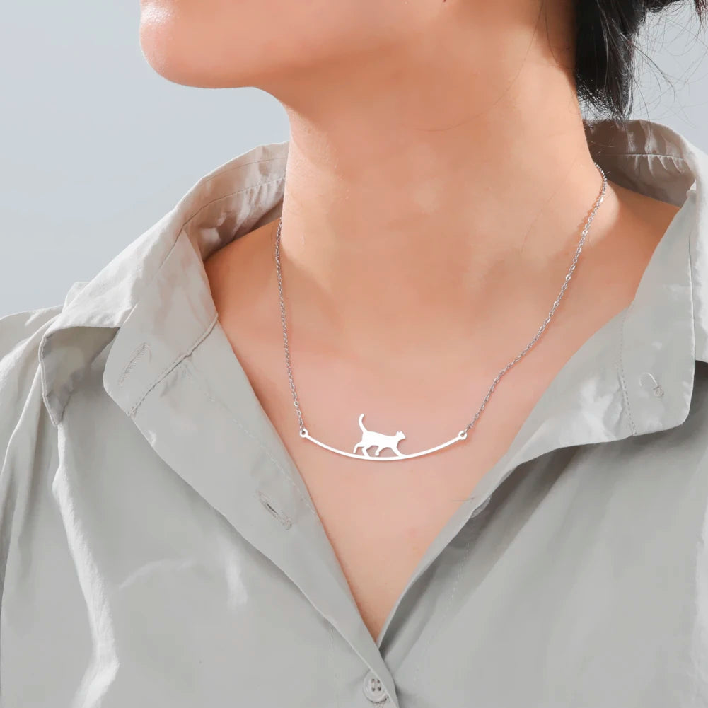 cat lovers necklace