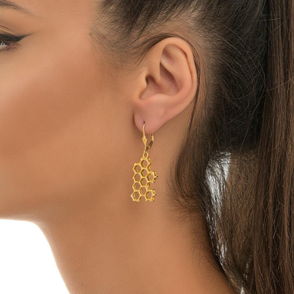 Honeycomb Earrings