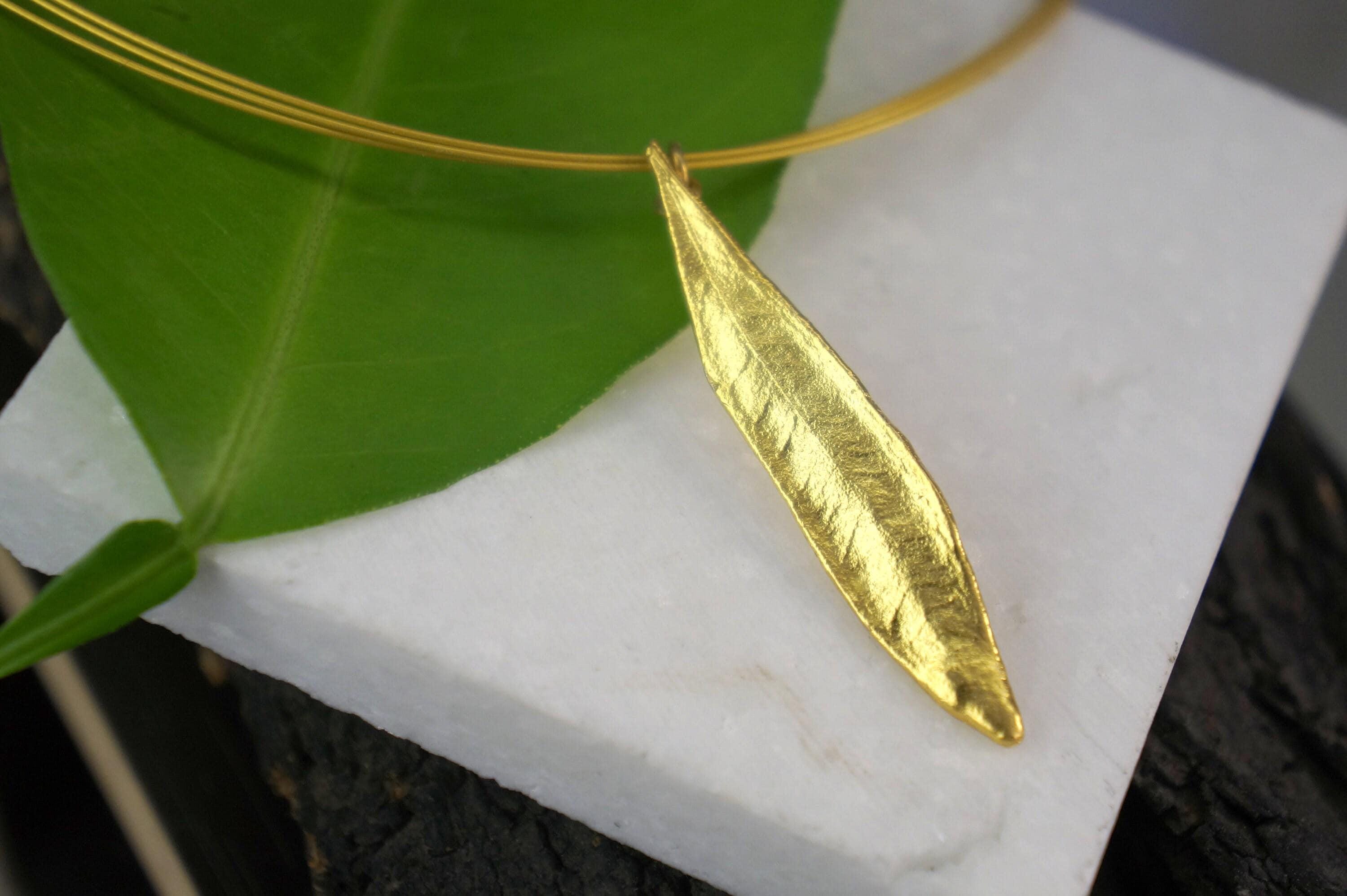 Olive Leaf Necklace