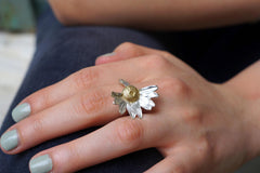 Sterling Silver Daisy Ring